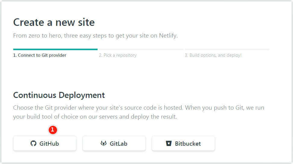 New site from Git